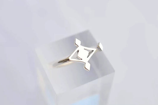 Adjustable Silver ring, unique ring, original ring, courageous women collection, 925 sterling silver, handmade in Morocco, ELSINIYA