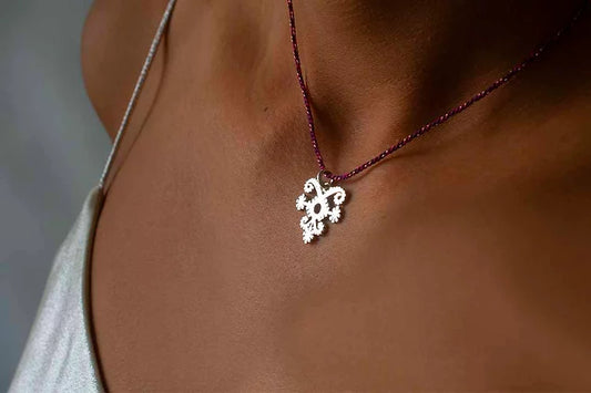 Adjustable necklace Silver pendant, unique necklace, original necklace, women strength collection, 925 sterling silver, handmade in Morocco, ELSINIYA