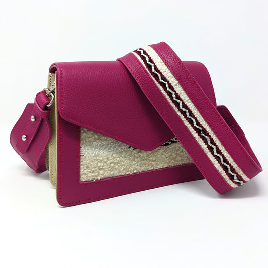 ELSINIYA, Premium leather crossbag, front