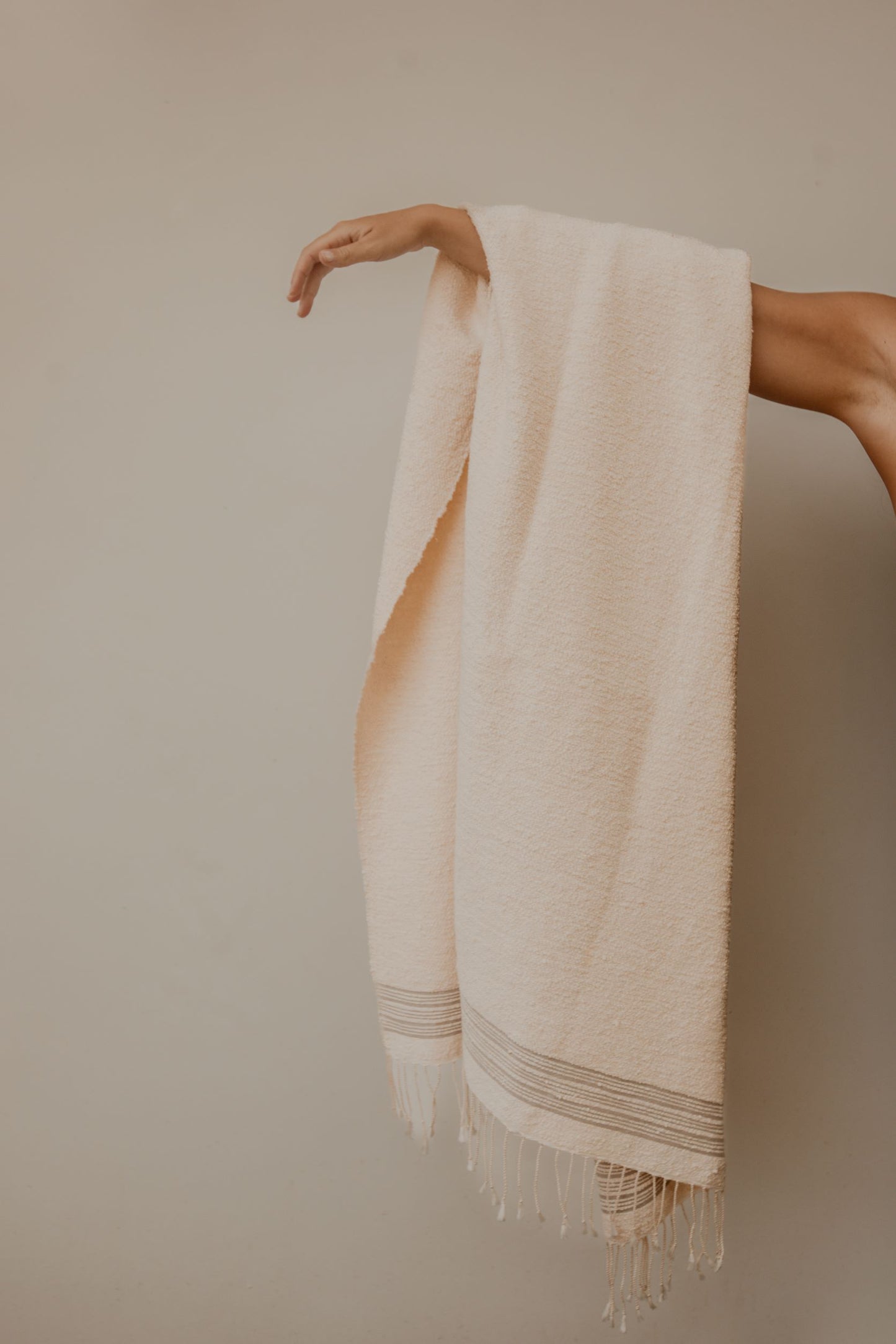 Hand-loomed using premium cotton, you will want to wrap yourself in this highly absorbent and super soft towel.